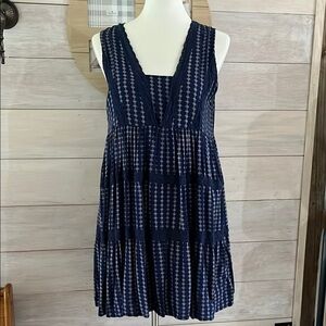 Entro Navy Blue Sleeveless Dress M